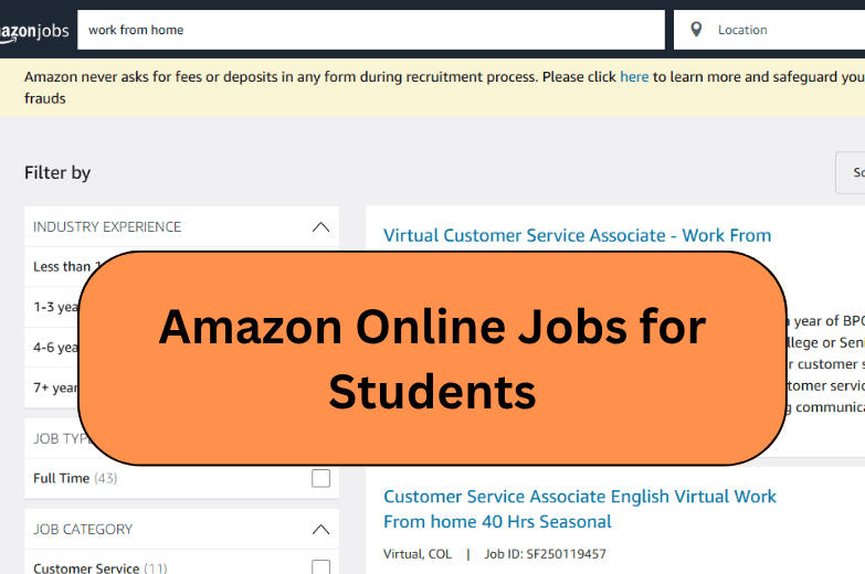 Jobs For Students With No Experience Online 2 Amazon Online Jobs for Students, Jobs For Students With No Experience Online, Online Part-Time Jobs for Students in Mobile, Online Typing Jobs for Students With No Experience, Online Jobs for Students With No Experience in India, Jobs for High School Students With No Experience Online,
